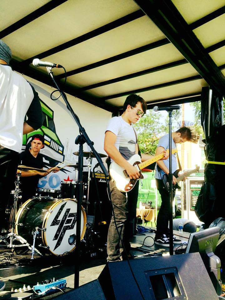 Live band on stage at Chicago Food Truck Festival